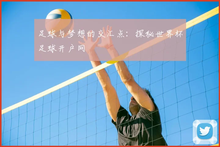 足球与梦想的交汇点：探秘世界杯足球开户网