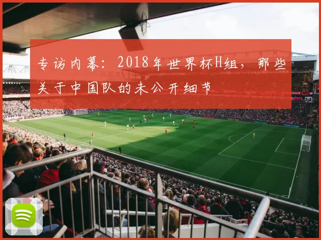 专访内幕:2018年世界杯H组,那些关于中国队的未公开细节